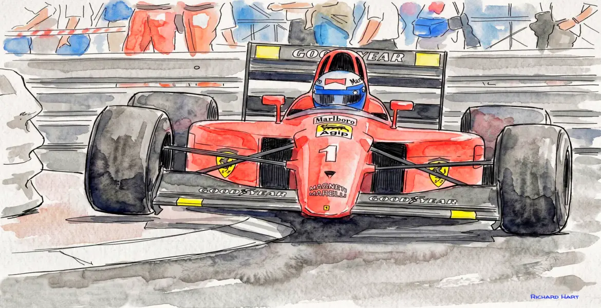 Ferrari at Monaco (Alain Prost)